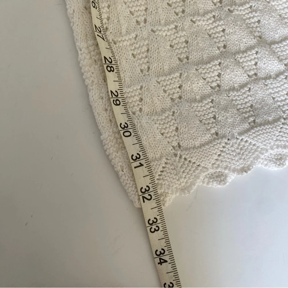 Wayf Crochet Pants Cream/White -‎ Size XL NWT